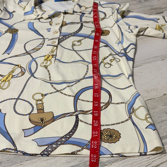 J. McLaughlin Court Polo Top Size Small - Picture 9 of 10